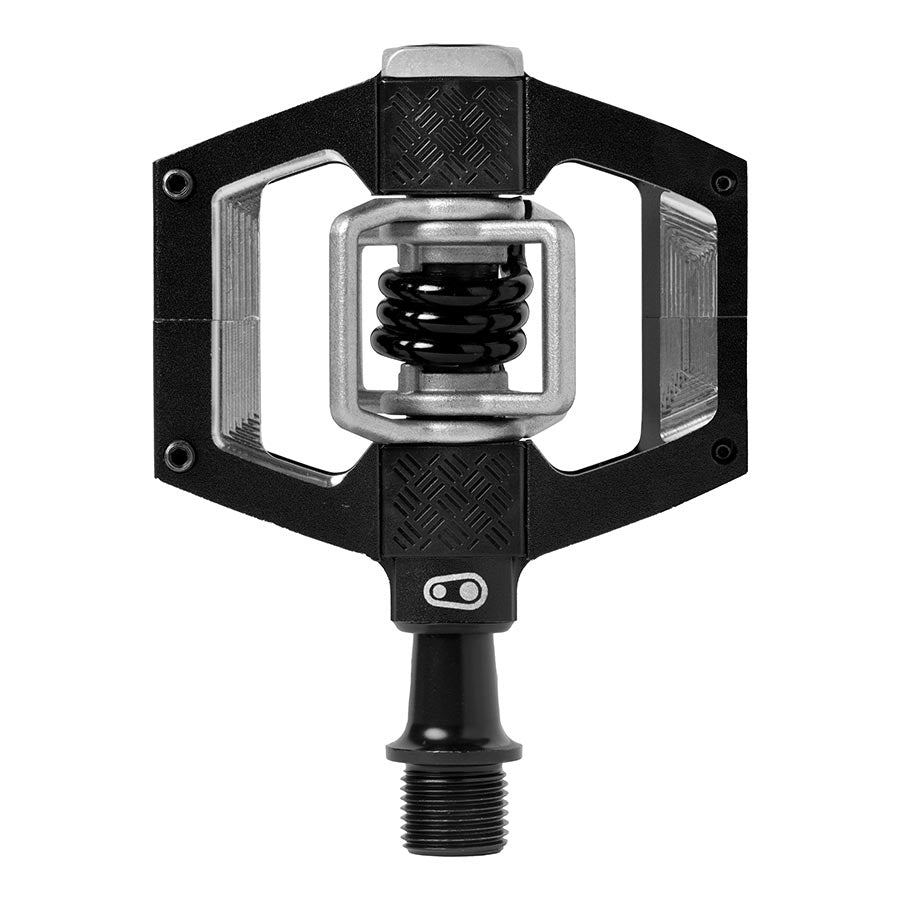 crankbrothers, MALLET TRAIL, Pedals, Body: Aluminum, Spindle: Cr-Mo, 9/16'', Black / Black Spring, Pair