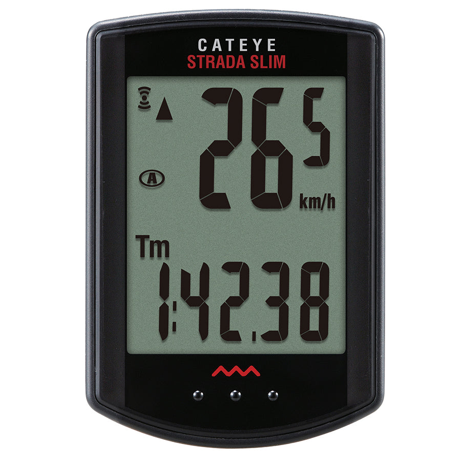 CatEye, Strada Slim Wireless CC-RD310W, Cycle computer, Road bike sensor, Black