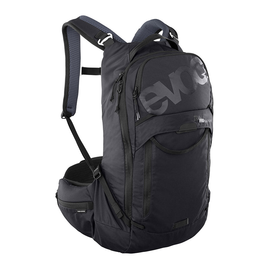 EVOC, Trail Pro Blackline 16, Protector backpack, 16L, Black, SM
