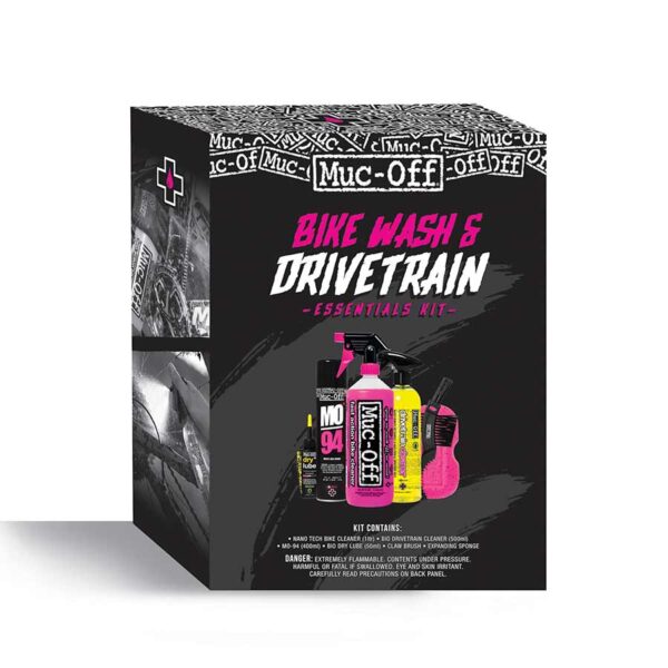 Muc-Off, Essentiels pour lavage et transmission, Kit