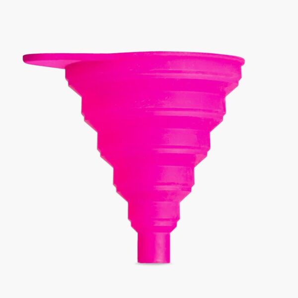 Muc-Off, Entonnoir compressible en silicone, Grande, Rose